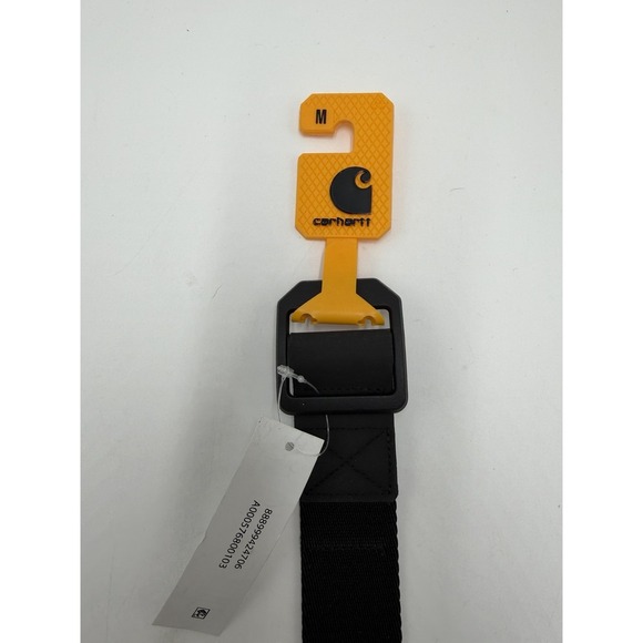 Carhartt Nylon Webbing Ladder Lock Belt Black Mens Size Medium NWT - Picture 3 of 4